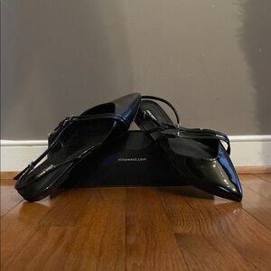 Nine West Black Flats